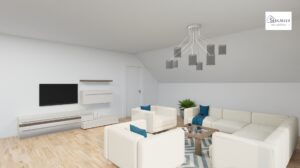 Ansicht Wohnung  5 Wohnzimmer 1