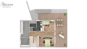 Grundriss KG -  Genehmigter Bauantrag