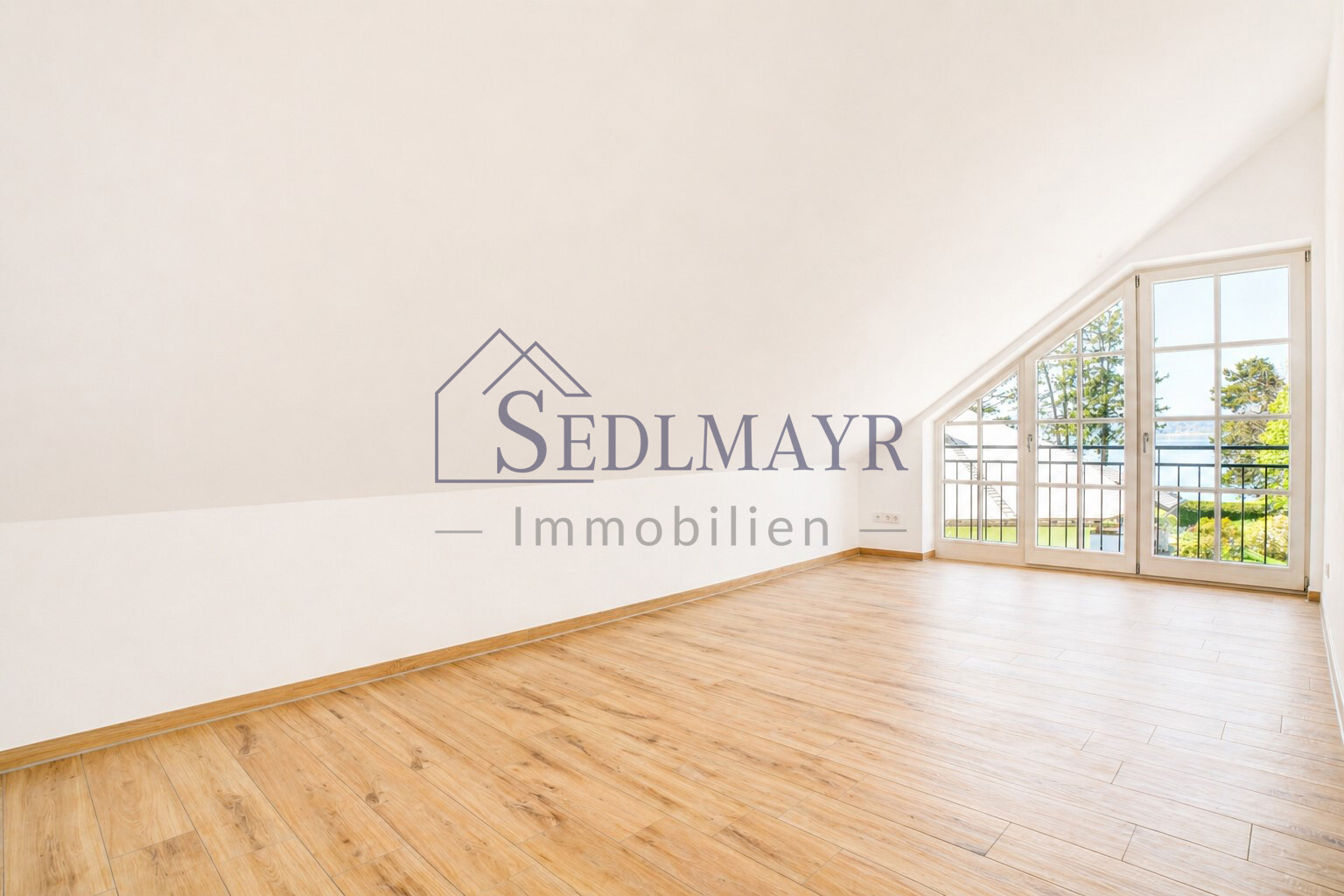 Seeblickseite Ansicht OG Schlafzimmer 1