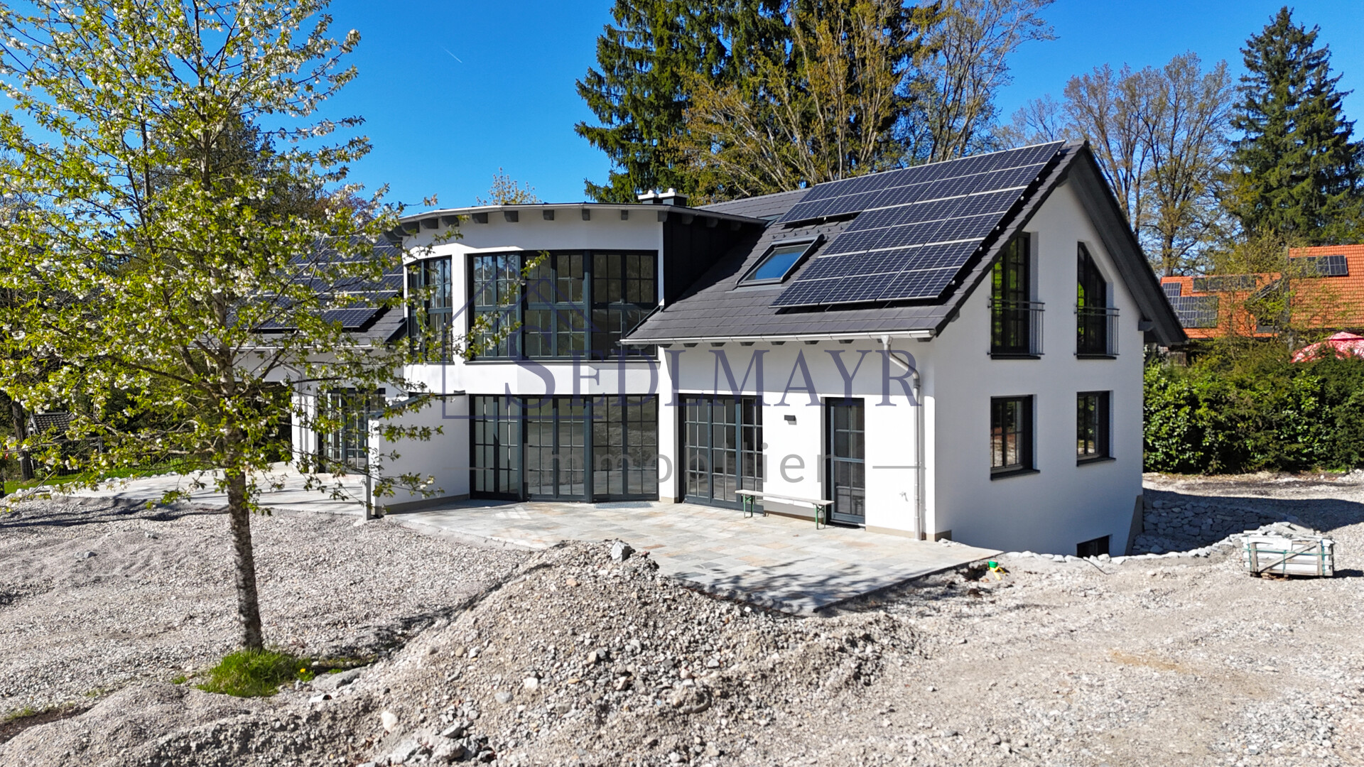 Gartenansicht 2 Aktueller Bautenstand