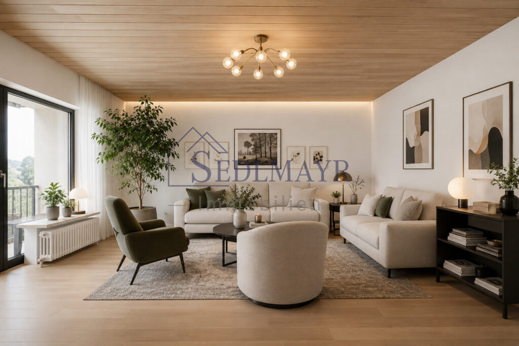 Wohnzimmer neu eingerichtet