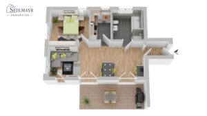 Grundriss Wohnung 3