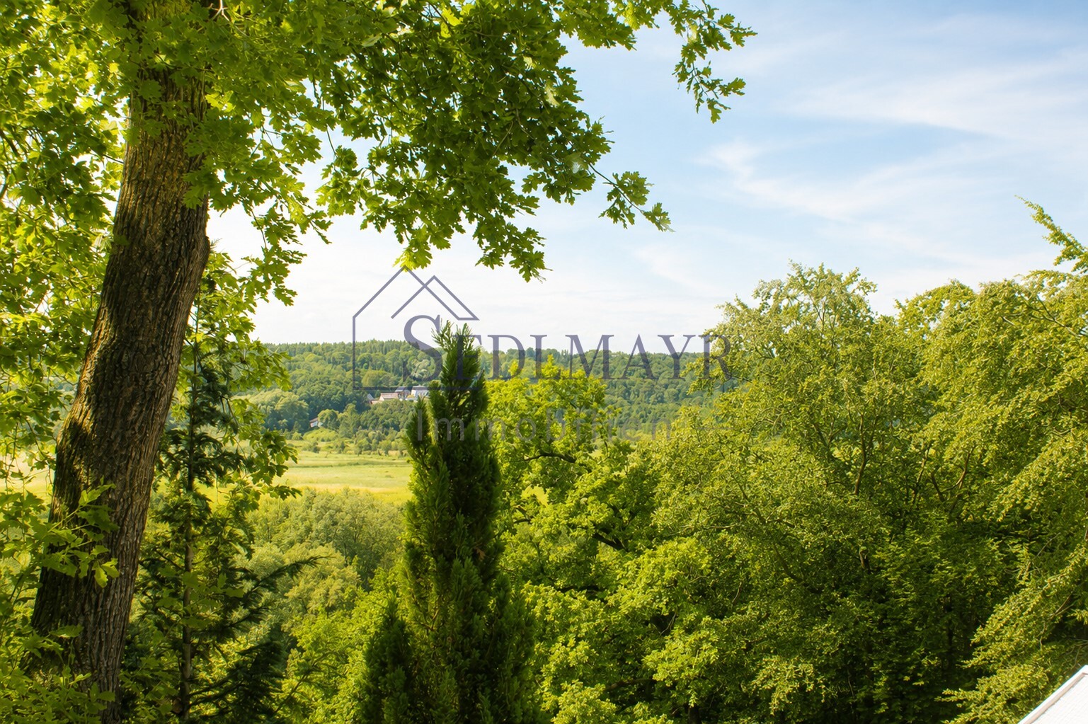 Blick vom Balkon