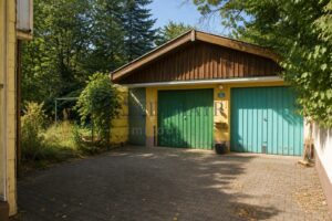 Ansicht Garage Einfahrt