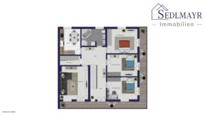 Grundriss Wohnung Obergeschoss