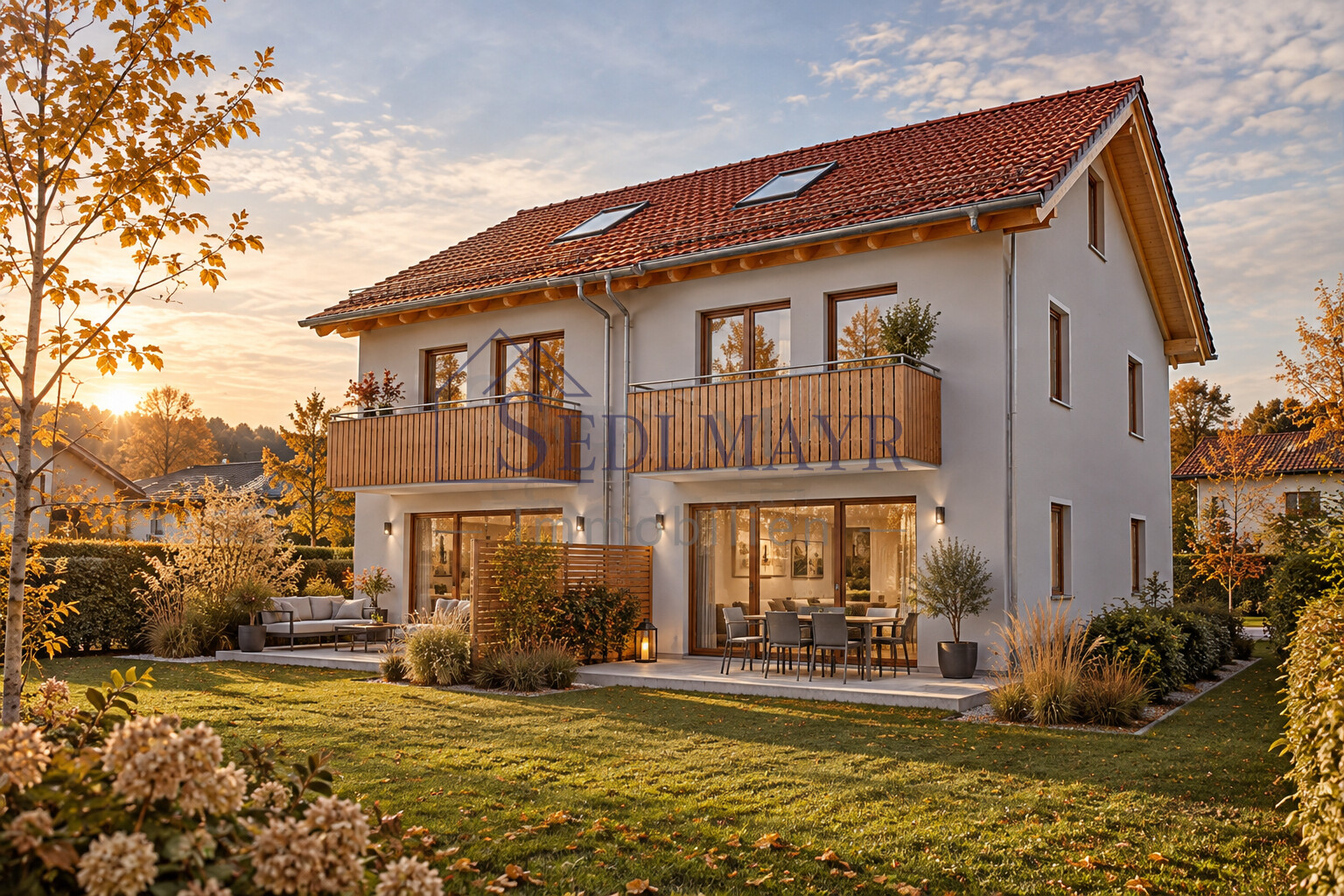 Visualisierung Neubau Doppelhaus 2