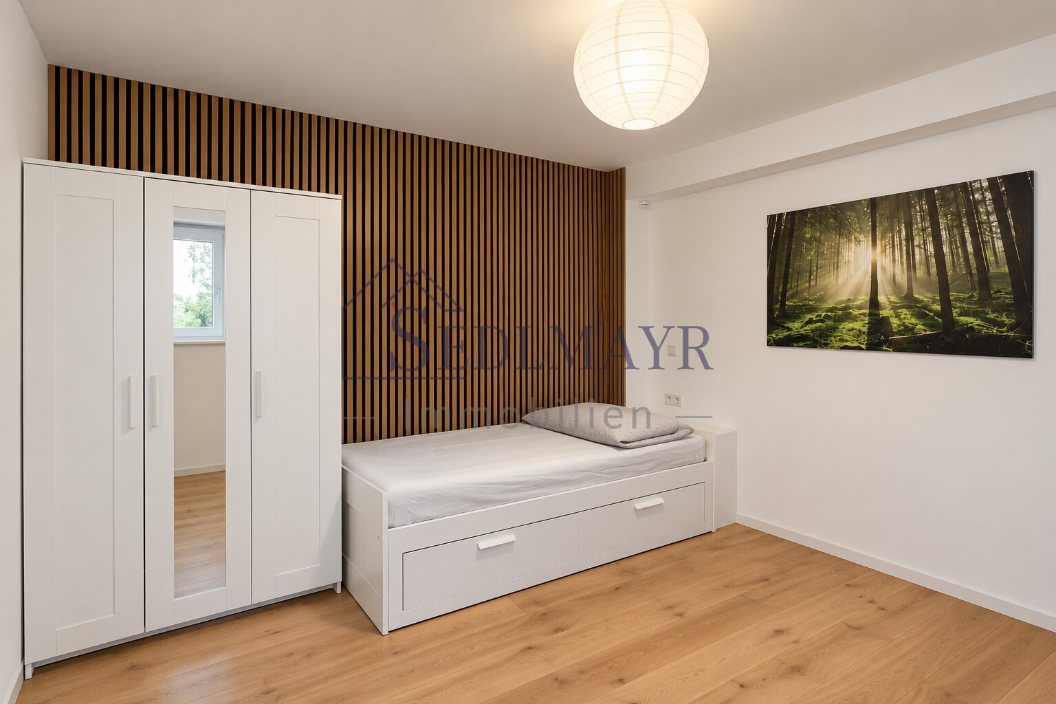 Ansicht Einliegerwohnung Schlafzimmer