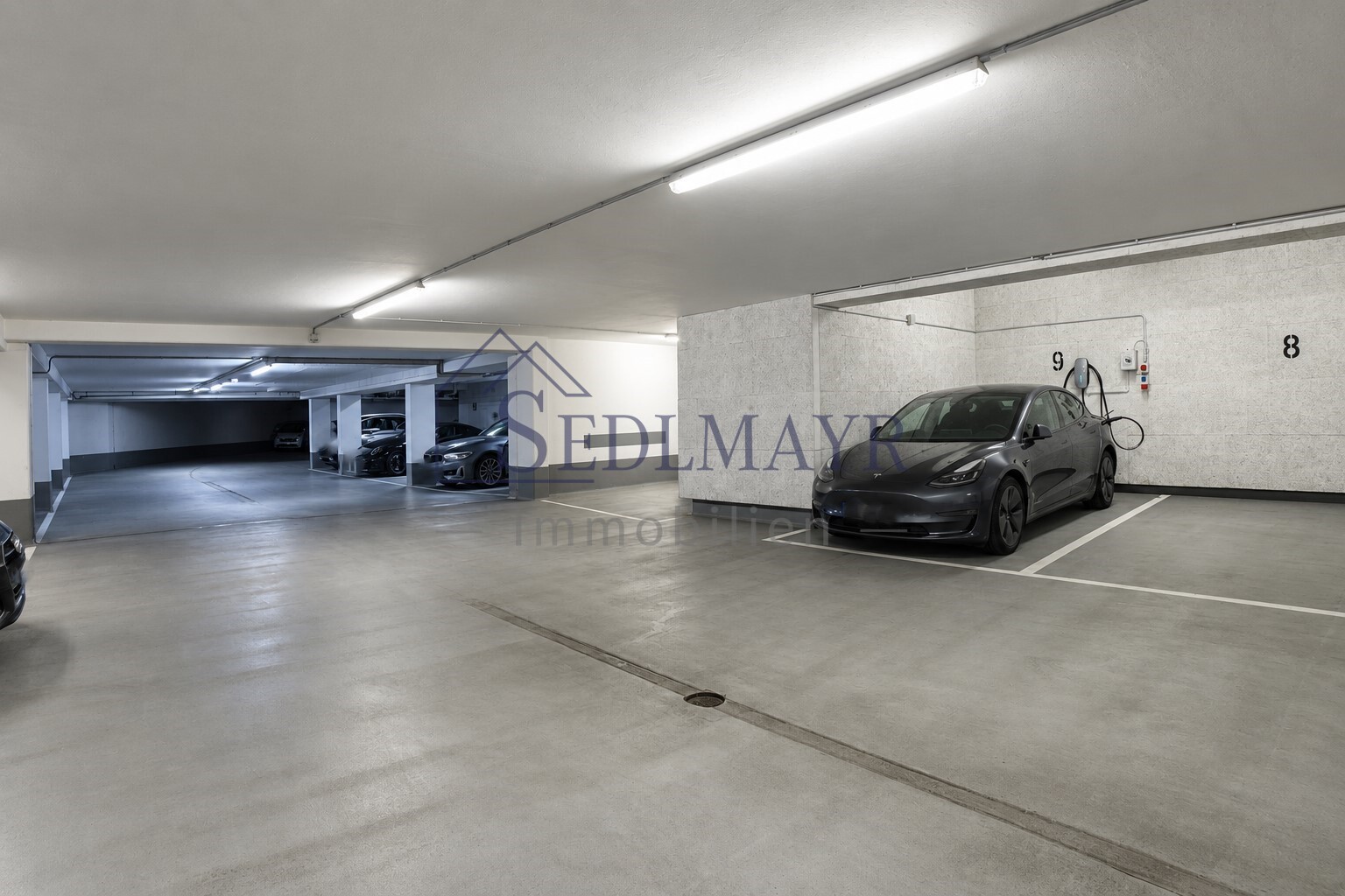 Ansicht Tiefgarage